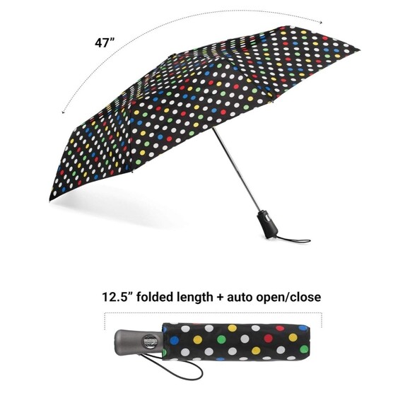 TOTES Portable Umbrella for Travel – Compact for Car, Backpack and Purse - Picture 7 of 7
